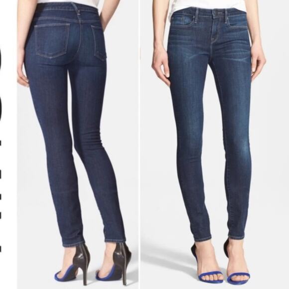 Vince Denim Riley Skinny Leg Legging Jeans Dark Wash Women's 25 / 0 Capsule - Picture 1 of 8